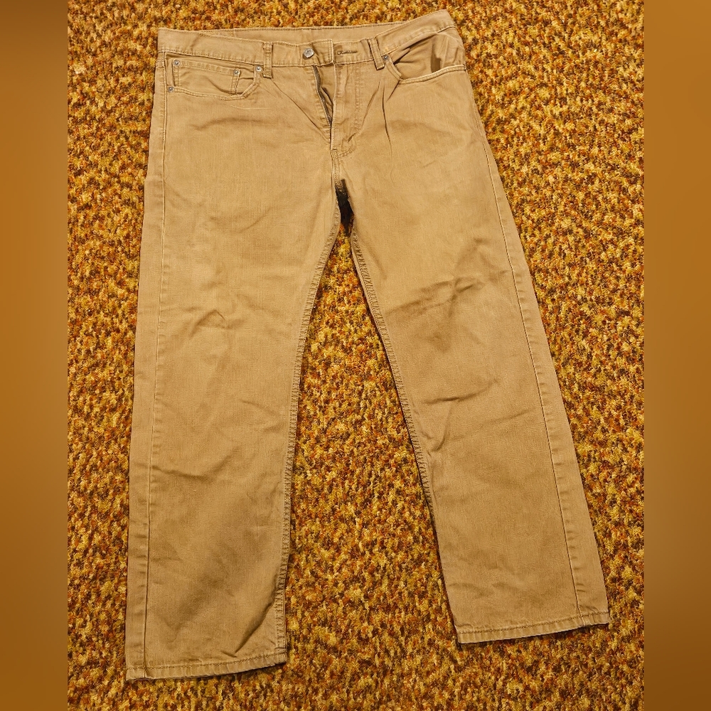 505 Levi's khaki jean 36 x 29
